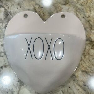 Rae Dunn heart wall mail holder.